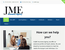 Tablet Screenshot of jmeinsurance.com